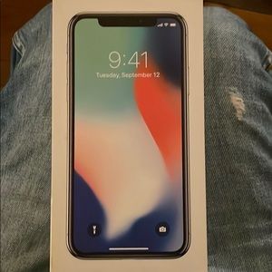 iPhone X 256MB unlocked in excellent condition